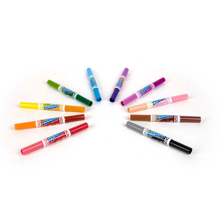 Crayola - Double Doodlers Markers, 10 ct