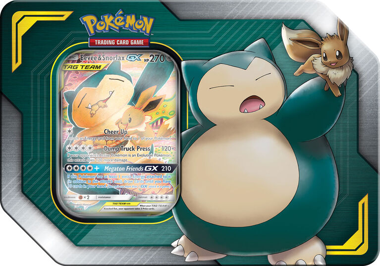 Pokemon Team Tin Spring 19 Eevee Snorlax Gx Toys R Us Canada