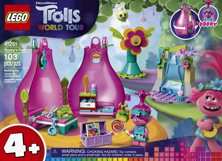 LEGO Trolls La capsule de Poppy 41251