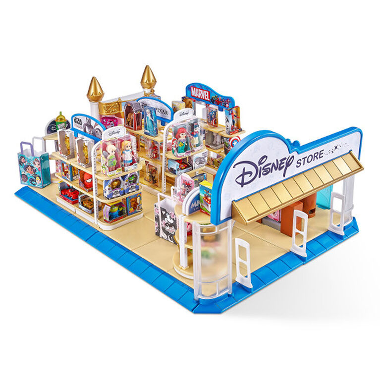 Ensemble de jeu de magasin de Mini Brands du magasin Disney 5 Surprise comprend 5 Minis mystères dont 2 Minis exclusifs par ZURU