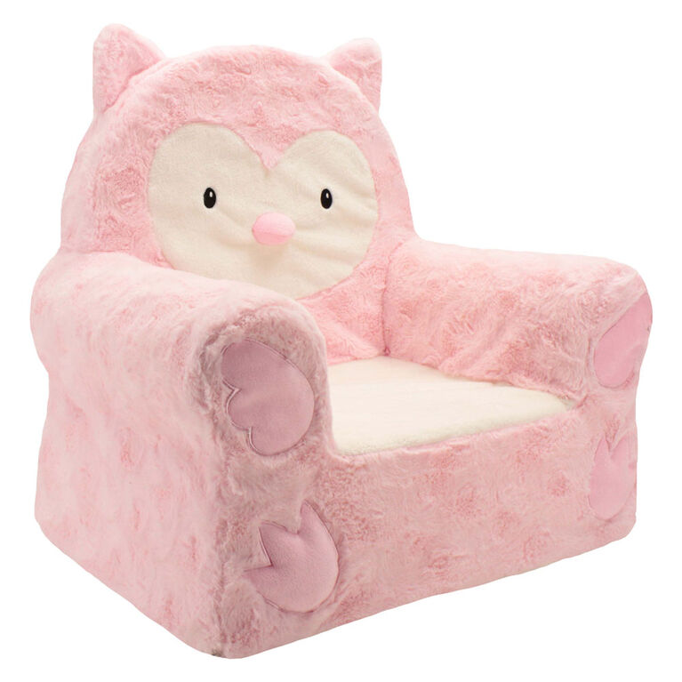 Sweet Seats Soft Chair - Pink Owl