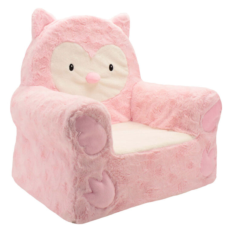 Fauteuil Sweet Seats - hibou rose