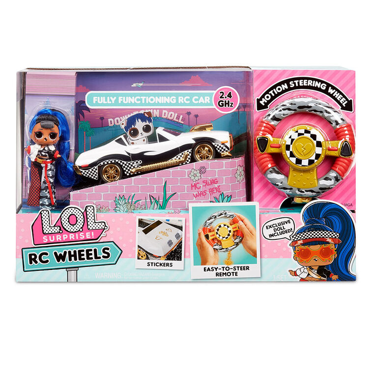 L.O.L. Surprise! RC Wheels - Véhicule télécommandé avec poupée de série limitée