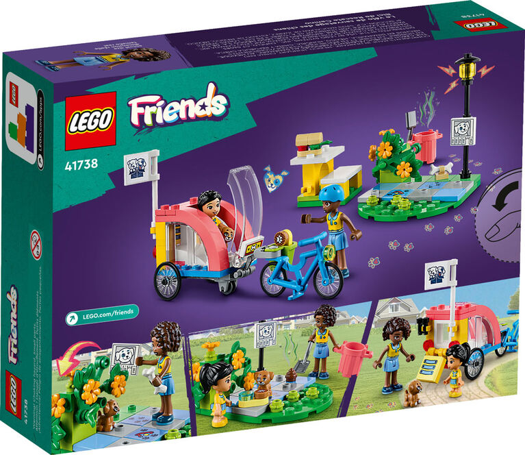 LEGO Friends Dog Rescue Bike 41738 Building Toy Set (125 Pieces)
