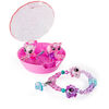 Twisty Petz, Series 2 Babies 4 Pack, Kitties & Ponies Collectible Bracelet & Case (Pink).