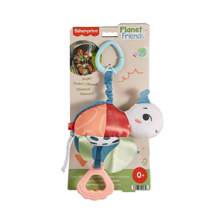 Fisher-Price Planet Friends Honu, ma Tortue à suspendre, sensorielle