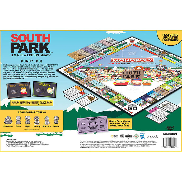USAopoly MONOPOLY: South Park - English Edition