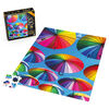 Big Ben Milton Bradley 300-Piece Luxe Jigsaw Puzzle, Rainbow Umbrellas