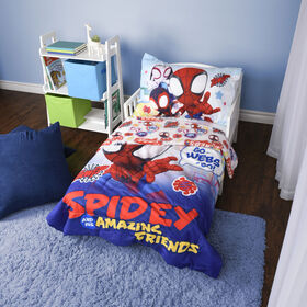 Marvel Spidey and Friends 2-Piece Toddler Bedding Set