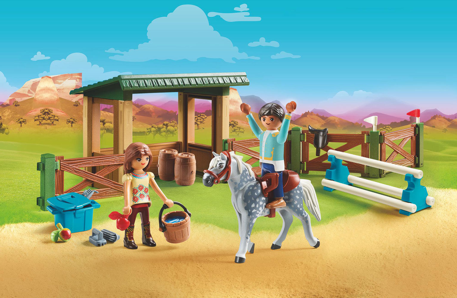 playmobil spirit and lucky