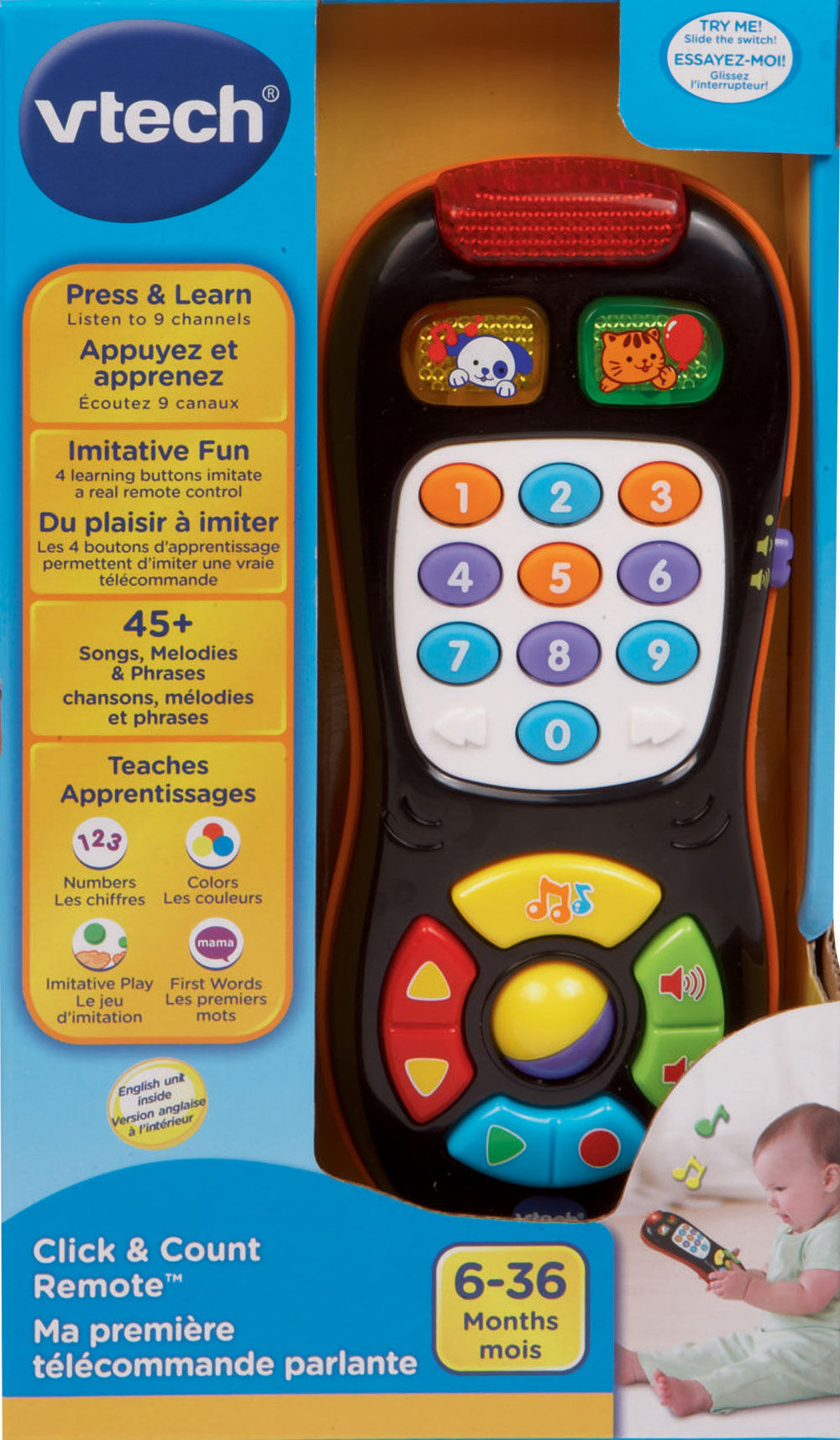 Vtech Click Count Remote English Edition Toys R Us Canada