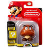Figurines du Monde de Nintendo de 4 pouces - Goomba avec pièce de monnaie