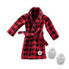 Elf on the Shelf -Robe de chambre et pantoufles de camp Clause Couture