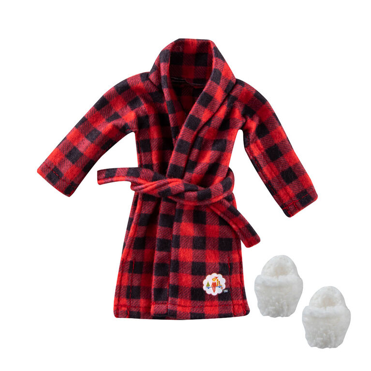Elf On The Shelf Claus Couture Cabin Robe & Slippers
