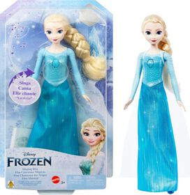 Disney - La Reine des Neiges - Poupée - Elsa Chantante, Version Anglaise