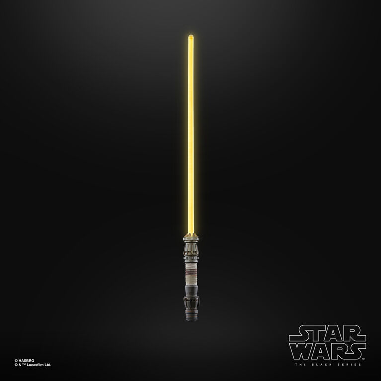 Star Wars The Black Series, sabre laser Force FX Elite de Rey Skywalker avec LED et effets sonores