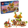 LEGO Disney Moana 2 La barge des Kakamoras, Ensemble de Jouet de Construction, Bateau avec Coffre au Trésor 43258