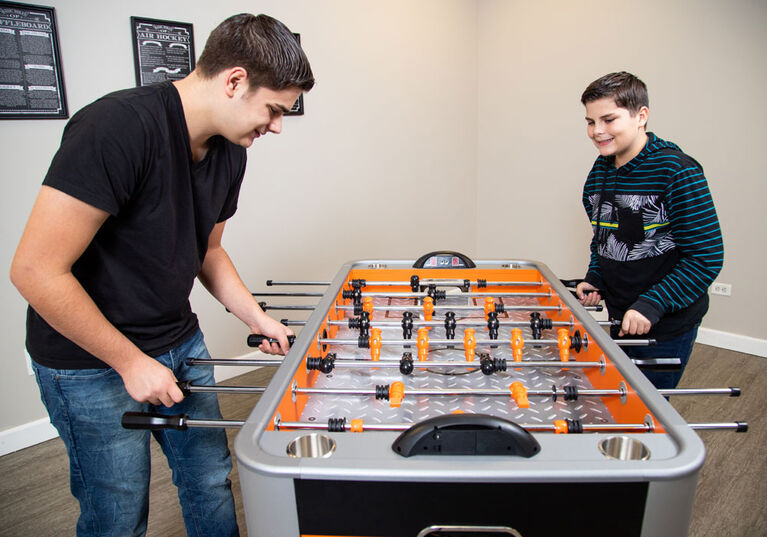 Trailblazer 56 Inch Foosball Table - Orange and Black