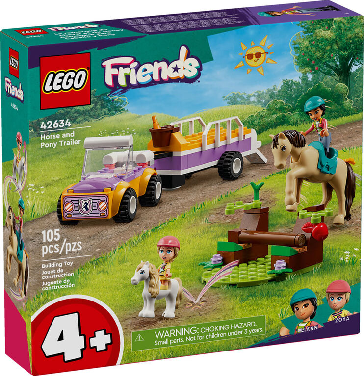 Le dressage de chevaux et la remorque Ranch Écurie Cheval Horse Lego  Friends cute pet construire build building blocs