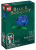 Blue Rose Block Bouquet