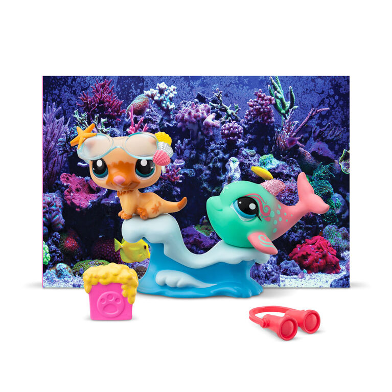 Littlest Pet Shop Petfluencers Aquarium Shell-Fie - R Exclusive