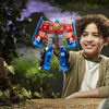 Transformers Toys Transformers: Rise of the Beasts Movie, Beast-Mode Optimus Prime Action Figure, 10-inch - English Edition