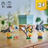 LEGO Creator Les Animaux Sauvages : le Toucan Tropical, Figurine, Se Transforme en Papillon ou en Poisson 31173