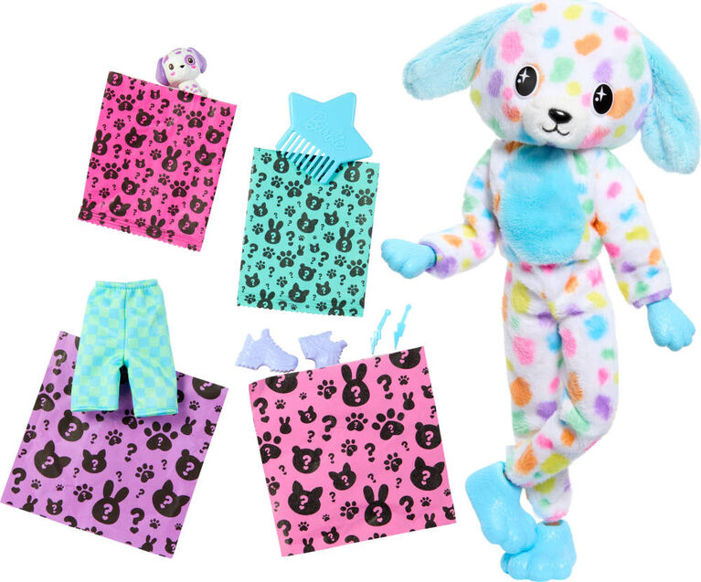 BarbieCutie RevealRêve couleurPoupée et acc.Dalmatien