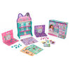 Gabby's Dollhouse, Games HQ, Dames, Morpion, Jeu de mémoire, Va à la pêche, Cartons de loto, Jeux de société, Jouet pour enfants, Netflix, Accessoires de fête