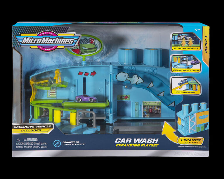 Micro Machines Transforming Playset - Car Wash