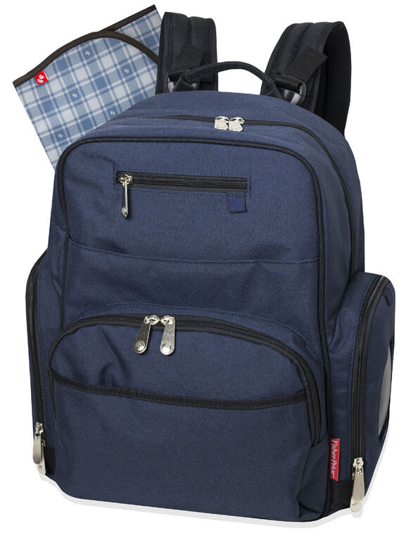 Le sac à dos à langer Denim Deluxe de Fisher Price