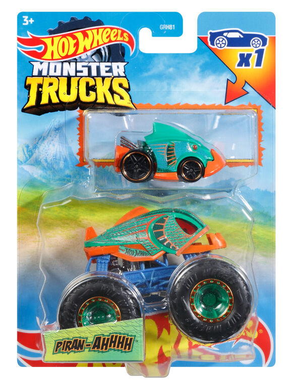 Hot Wheels - Monster Trucks - 1:64 - Coffrets de 2 - Piran-AHHHH