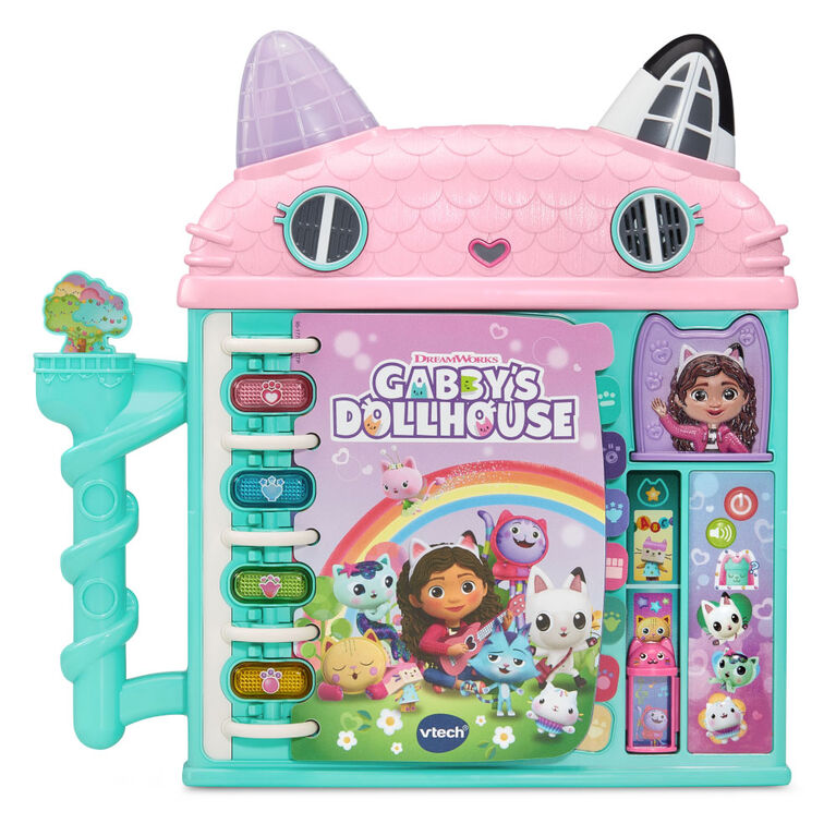 VTech Gabby's Dollhouse Cat-a-Vator Discovery Book - English Edition