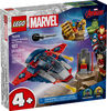 LEGO Marvel Capitaine America contre Thanos, Jouet de Construction de Superhéros avec Figurines 76319
