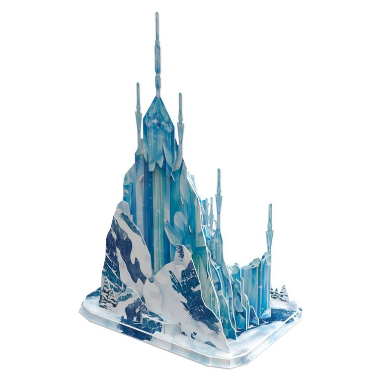 4D Build, Disney Princess Frozen Elsa's Ice Palace Paper 3D Puzzle Paper Model Kit, 73 Piece Paper Model Kit