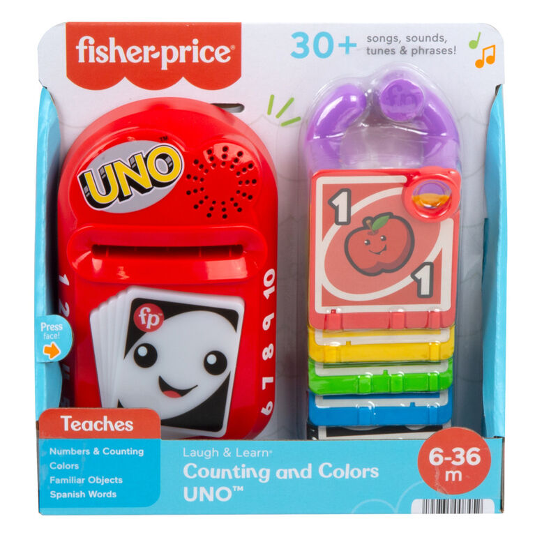 Fisher-Price Laugh and Learn Counting and Colors UNO - English and French Version