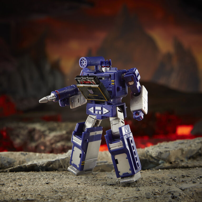 Transformers Kingdom, figurine WFC-K21 Soundwave classe Origine