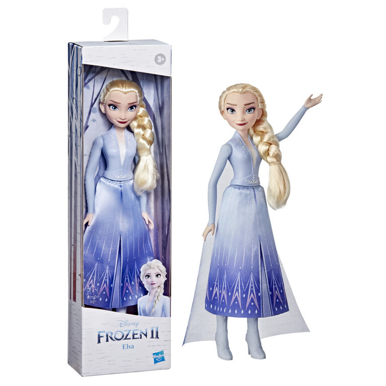 Disney's Frozen 2 Elsa Fashion Doll With Long Blonde Hair, Skirt, and Shoes