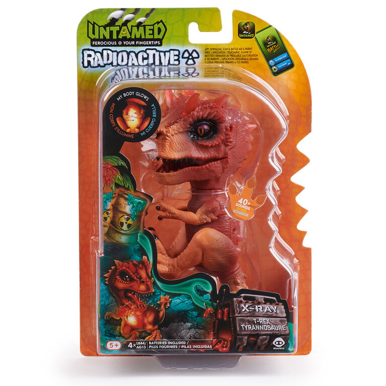 Untamed Radioactive T-Rex - X-Ray (Orange) - Interactive Toy