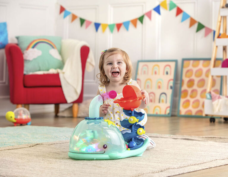 B. toys, Poppity Whale Pop, Musical Ball Popper