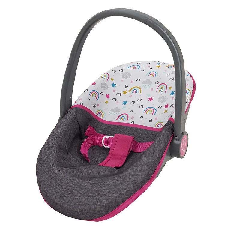 509 Crew Doll Carseat,  Rainbow Fun - R Exclusive