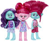 DreamWorks Trolls Band Together Trendsettin' Trio Fashion Dolls with Queen Poppy, Spruce Bruce and Floyd