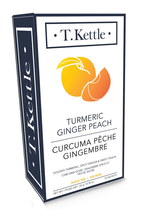 Tumeric Ginger Peach Tea Box Of 10