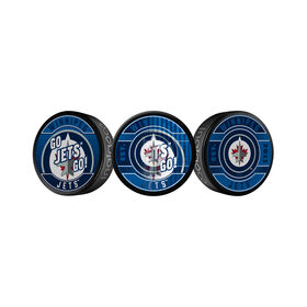 NHL Winnipeg Jets lenticular design puck