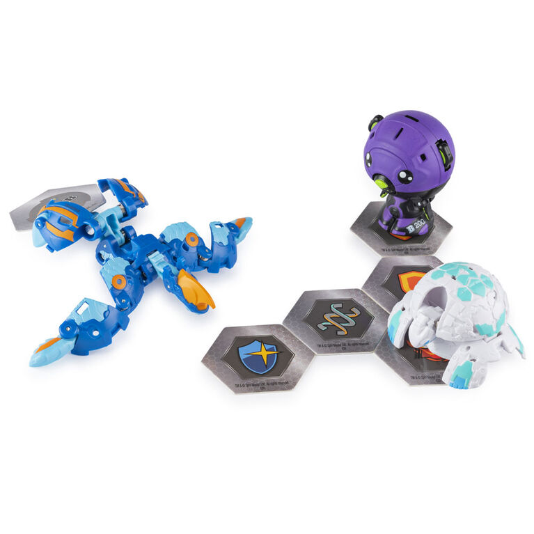 Bakugan, Starter Set Battle Brawlers avec créatures transformables Bakugan, Aquos Pyravian