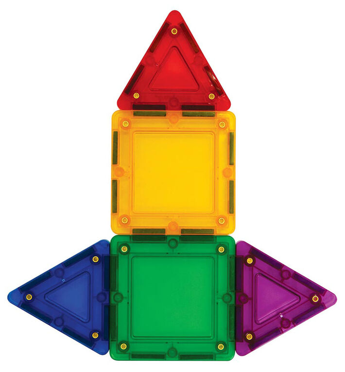 Tileblox 14Pc Rainboew Magnetic Construction Set