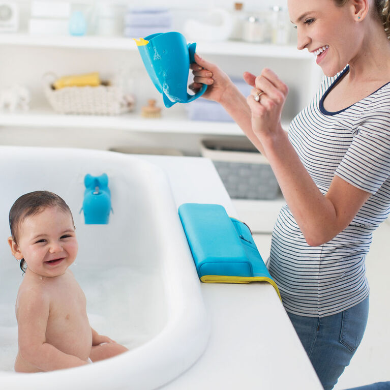 Skip Hop - Couvre-robinet de bain Moby, bleu bébé.