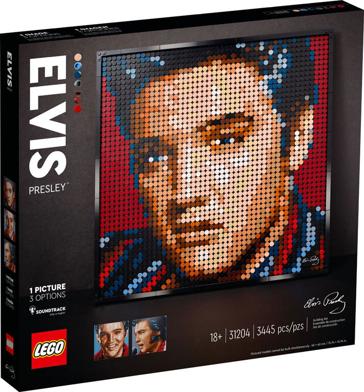 LEGO Art Elvis Presley " Le King " Ensemble de construction 31204 (3 445 pièces)
