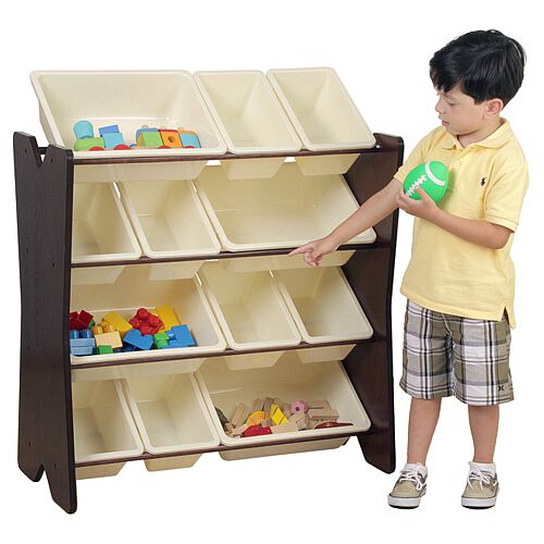 toy storage bin rack