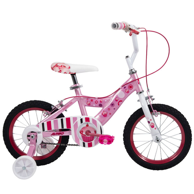 Vélo de 14' (35 cm) Avigo Sweetie Pie rose, pour fille